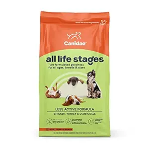 CANIDAE All Life Stages Platinum Less Active Dog Dry Food Multi-Protein Formula, 30 lbs