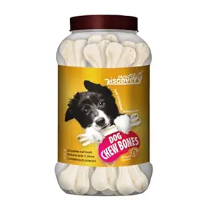 Taiyo Pluss Discovery Pressed Chew Bones, Dog Treats, 6 inches, 600 g