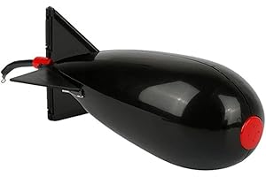 rongweiwang Fishing Bomb Bait,Rockets Shape Fishinges Feeder,2 Size Fishing Rocket Feeder Carp Bait Spod Float Lure Bait Holder Pellet Rockets Feeders Position Gear Accessories