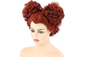 LeMarnia Winifred Sanderson Perücke Rotbraune Hexen perücke Halloween-Kostümperücke