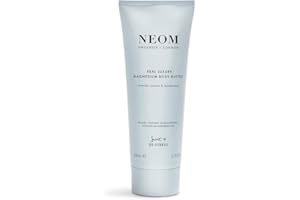 NEOM Real Luxury Magnesium Body Butter, 200ml I Lavender, jasmine and sandalwood blended along with 19 other essential oils I Nourish and Soften Skin
