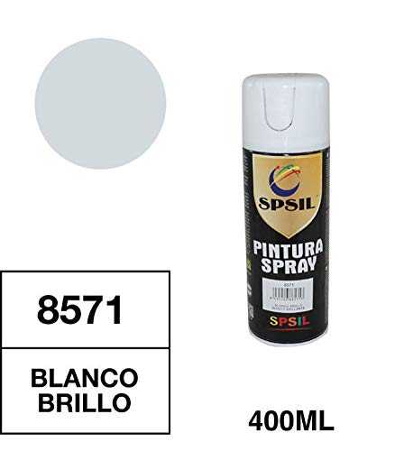 Spsil 8571 Pintura Spray Blanco Brillo 400 Ml