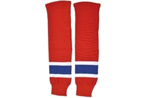 ‎SHERWOOD Sherwood Unisex Kinder Schanner Eishockey skærmbeskytter Hockeystutzen, Rot/Weiß/Blau, Bambini EU