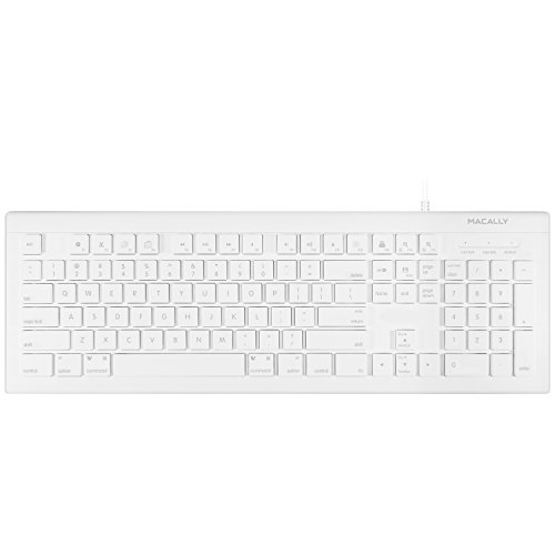 Macally MKEYE Keyboard with Shortcuts for Mac/PC