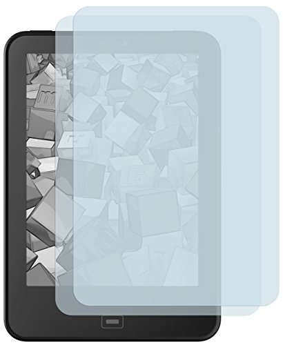 2 x mumbi Schutzfolie Tolino Vision 1, 2, 3HD, 4HD Folie Displayschutzfolie