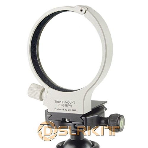 DSLRKIT Metal Tripod Mount Ring B W  with Quick Release Platel for Canon EF 70-200mm f 2 8L USM  Canon EF 70-200mm f 2 8L IS USM  Canon EF 70-200mm f 2 8L IS II USM  Canon EF 100-400mm f 4 5-5 6L IS USM
