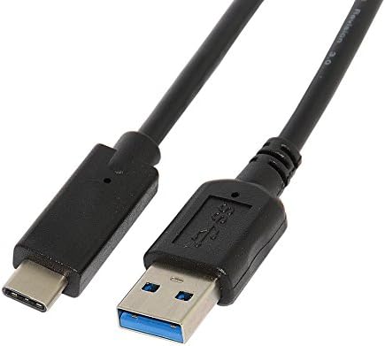 Slick Linc USB-Type-C Cable Charging for Samsung Galaxy, Nexus, OnePlus, Apple New Macbook, HTC, Huawei, Nintendo Switch, Sony Xperia XZ, and More 1M - Black