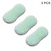 Produktbild ROKOO 3pcs Küche Scheuerschwämme doppelseitig antibakterielle Scrubbing Schwämme Kochgeschirr Scrubber