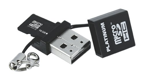 Platinum Micro SDHC 16 GB Class 6 Speicherkarte (inkl. USB-Adapter) - 3