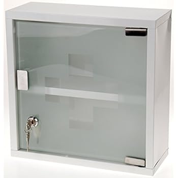 Design Medizinschrank Apothekerschrank Arzneischrank aus Edelstahl mit