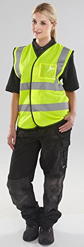 Hi Viz ID Warnweste EN20471 Saturn gelb XXXL - 3