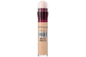 Maybelline Concealer Instant Anti Age Eraser Eye Concealer, Dark Circles and Blemish Concealer, Ultra Blendable Formula 01 Light