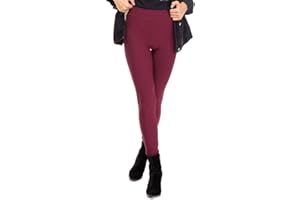 BeLady Leggings Térmicos con Forro Polar Interior Negro Azul Gris Marrón Rojo S M L XL 2XL 3XL