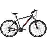 Bisan Atlas Erkek Dağ Bisikleti 48Cm V 27.5 Jant 21 Vites Parlak Gri Kırmızı