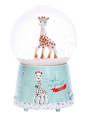 Trousselier - Sophie la Girafe Paris - Boule à Neige Musicale