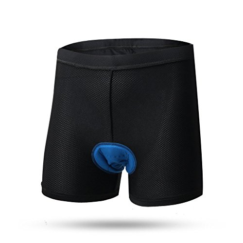 GWELL Herren Damen Radunterhose mit 3D Sitzpolster Radsport Unterwäsche - 2