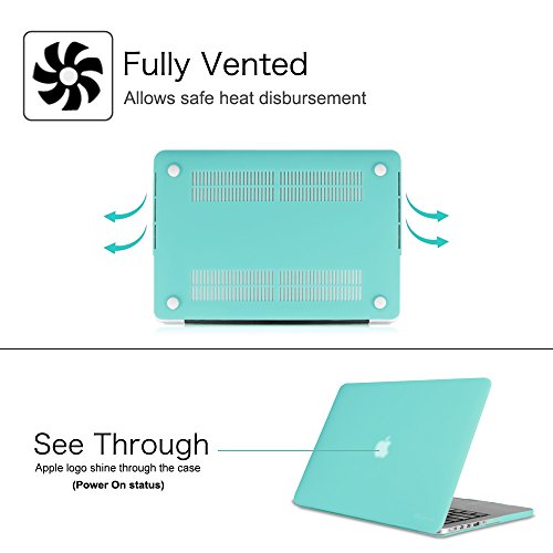 Fintie MacBook Pro 15 Retina H  lle  NO CD-ROM Drive  - Ultrad  nne Hochwertige Matt Gummierte Hartschale Tasche Schutzh  lle Snap Case f  r Apple Mac