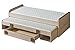Produktbild Kinderbett / Jugendbett Elias 16 inkl. 2. Liegefläche und Schublade, Farbe: Hellbraun / Braun - Liegefläche: 80 x 200 cm (B x L)