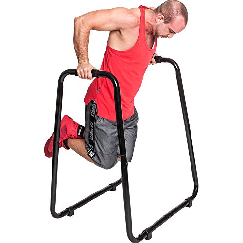 C.P. Sports Dip Station mit Schlaufen – Dipper Station – Dip Ständer, Schlingentrainer, Dip Barren, Dipständer, Dipstange - 3