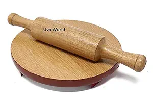 Uva World Wooden Chakla Belan for Kitchen