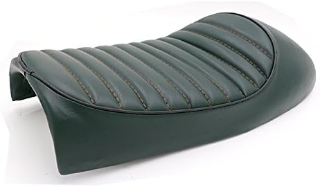 Cafe Racer Hump Seat Universal Motorcycle Vintage Hump Seat Green 53cm ABS+PU Leather Green CG125