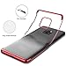Produktbild Big-Mountain Weiches Silikon TPU Case für Huawei Mate 20 Pro | Ultradünnes Dreistufig Überzug klares dünnes Gummi Kasten Abdeckung | Hülle Halter Fall Telefonkasten Anti-Kratzer Cover (Rot)