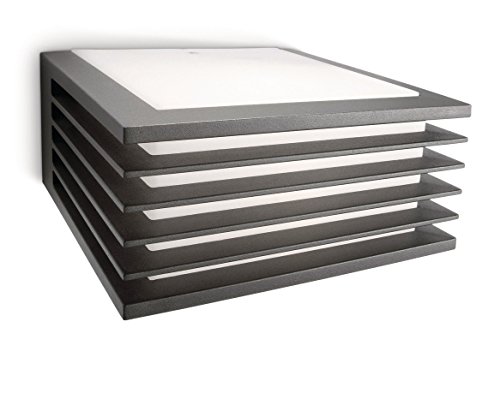 Philips myGarden Wandaussenleuchte Shades, 15W energiesparend, anthrazit, 171829316 - 3