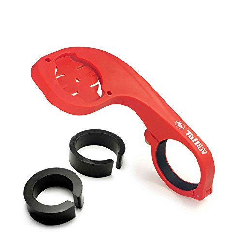 Tuff-Luv Garmin Edge Lutscher GPS 200 / 500 / 510 / 800 / 810 / Touring / 1000 Lenkerhalterung – Rot - 2
