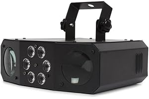 HQ-Power Podwójny Moonflower z efektem Wash, wszechstronny i energooszczędny efekt świetlny, idealny na małe imprezy i przyjęcia, z funkcją sterowania