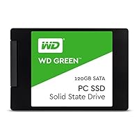 WD Green SSD 120 GB Festplatte SATA 6Gb/s,  bis zu 540 MB/S Lese- und 430 MB/s Schreibgeschwindigkeit, 2,5 Zoll, 7,00 mm WDS120G1G0A