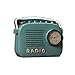 Produktbild TIDLT Modell, Radio Receiver Desktop Dekoration Harz Handwerk Home Wohnzimmer Dekoration (Farbe : Blue-14 * 9 * 7cm)