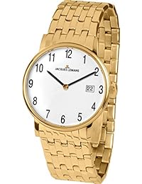 Jacques Lemans Vienna – Reloj de pulsera analógico unisex de cuarzo, revestimiento de acero inoxidable 1 – 1848h