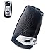 Price comparison product image Happyit Car Genuine Leather Smart Key Cover Case For BMW F10 F20 F30 NEW 1 2 3 4 5 6 7 Series X3 X4 320I 116I 118I 328I 530I Remote Control Accessories (Black)