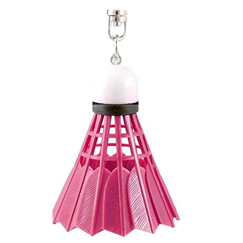 Keychain Deko – SODIAL(R) Rose Red Kunststoff Badminton baumelnden Anhaenger Keychain Schluesselanhaenger haengen - 2
