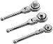 Produktbild Am-Tech 3 Stück Flexi Stubby Ratchet Set, I2800