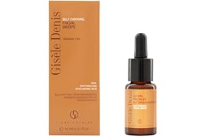 GISELE DENIS GISÈLE DENIS - Gotas Faciales Autobronceadoras 15 ml, Bronceado Gradual, Hidratante, Autobronceador Facial, con DHA, Eritrulosa y Ácido Hialurónico, Agradable Fragancia, Fórmula Vegana