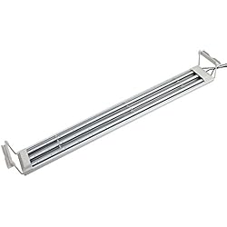 NICREW Iluminación LED para Acuario, Pantalla Luz lED de Acuario, Lámpara LED Blanco y Azul para Acuarios de Peces y Estanques Soporte Ajustable 22W 76-96 cm 1267 LM