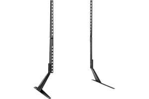 myWall HP49L Simple Pied pour TV 58,4 cm (23) - 190,5 cm (75) Noir sur Pied, réglable en Hauteur, Rigide