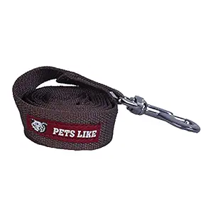 Pets Like Dog Polyester Leash Brown(32mm),GE-PL00011F