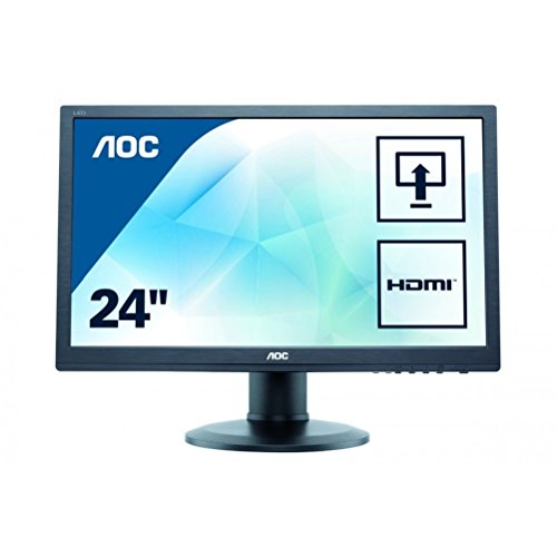 AOC 24 inch LED Monitor, Height Adjust, HDMI, DVI, VGA, 4 x USB Ports, Speakers, Vesa E2460PHU