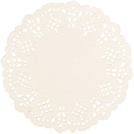 Paper dentellé Round, 14 cm diameter – SCT. -ls 30pces – Cream -