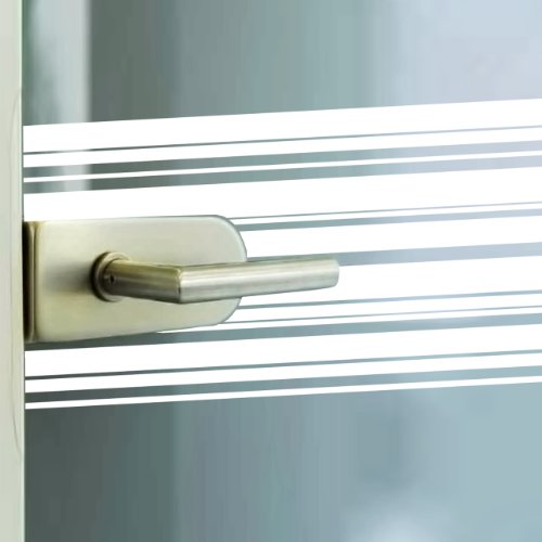 Glas- und Fensterfolie, Klebefolie Streifen, 200x75cm, PVC frei, selbstklebend