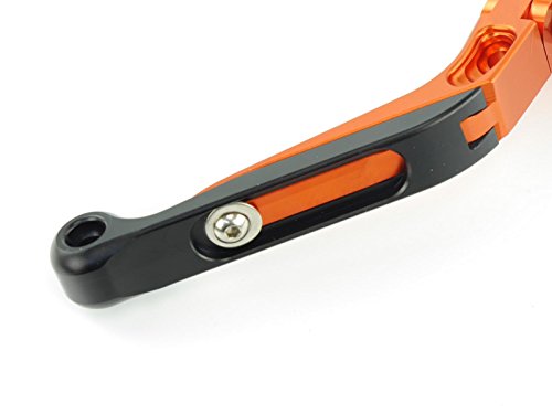 CNC Bremshebel Kupplungshebel klappbar KTM 125 Duke 2011-2016 orange - 