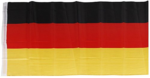 Emanhu Trading Deutschlandfahne 90x150 cm Stockfahne WM 2018 Rußland Fahne Fußball WM