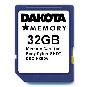 32GB Memory Card for Sony Cyber-SHOT DSC-HX90V