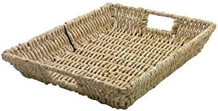 Maize Basket (42 x 31 x 7 cm) - Natural Maize Tray Storage