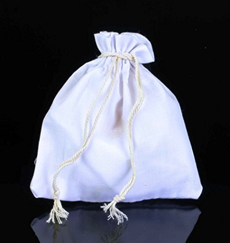 24 Baumwollsäckchen als Geschenkverpackung oder für den Adventskalender, mit beidseitigem Zugband - 2