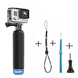 GoPro Schwimmer Handgriff, Homeet Schwimmender Hand Grip Unterwasser Handstick Monopod Pole Selfie Stick Ergonomisch für GoPro Hero 5/4/3+/3/2/SESSION, für Action Camera Canon/Nikon/Panasonic/Olympus/SJCAM/SONY HDR FDR/Garmin Virb XE/Xiaomi Yi 4K/DBPOWER QUMOX/Akaso/Apeman【Blau】