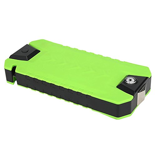 Preisvergleich Produktbild WJJ- Auto Jump Starter 600A Spitzenstrom mit intelligenten Sprungleitungen und Kraft Start Funktion für 12V Auto, als 20000mAh Akku und LED Taschenlampe