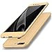 Produktbild Huawei Honor 8 Pro Hülle Honor V9 Case,2ndSpring 3 in 1 Ultra Dünner PC Harte Schutzhülle 360 Grad Hülle + Panzerglas Huawei Honor 8 Pro / Honor V9 Komplett Hülle Fullbody Case Cover Gold